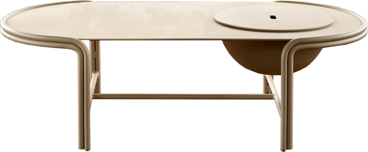 Mesa de Centro Contorno, design de Ellie Rocha