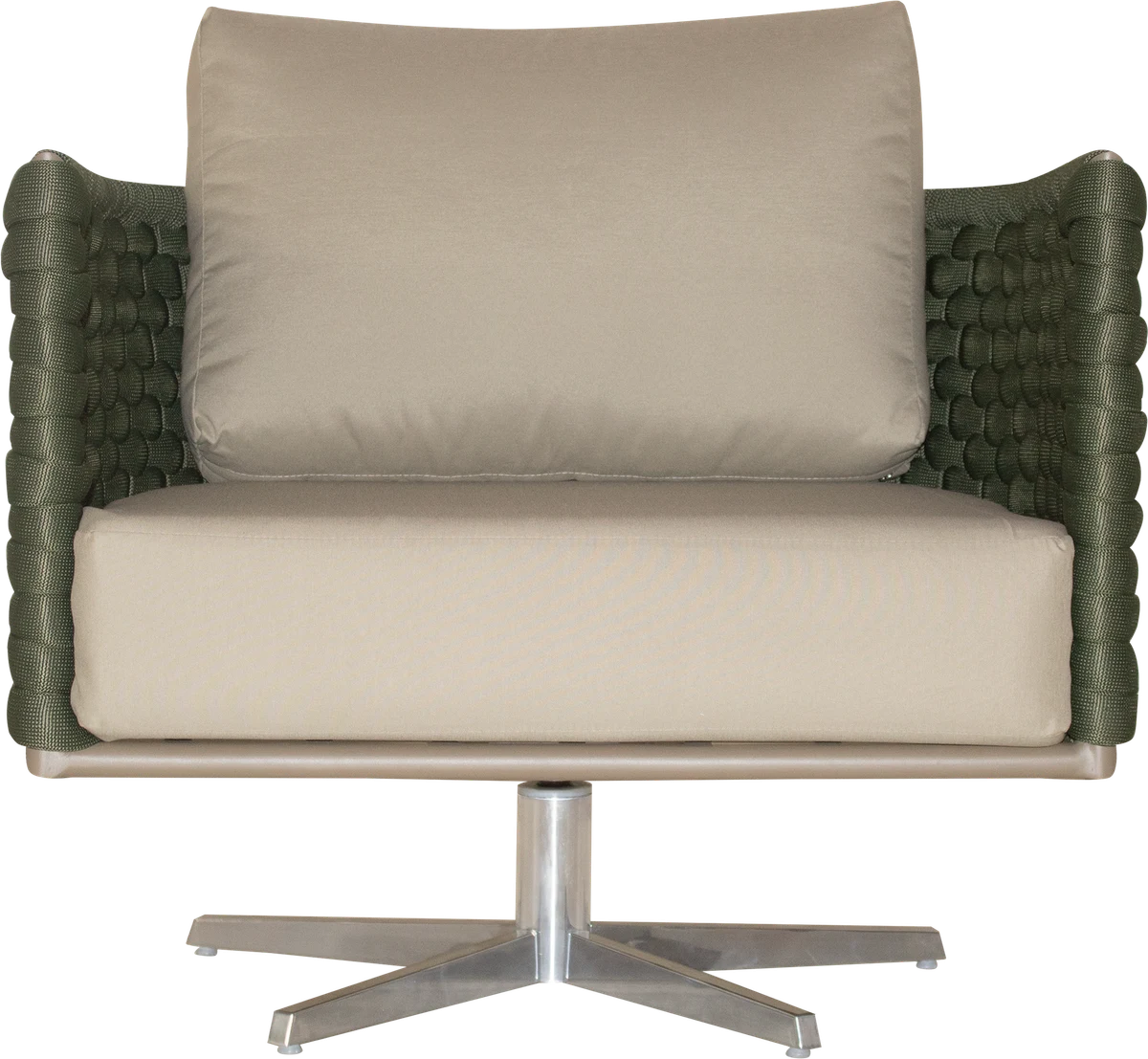 Poltrona Austin vista de outro ângulo, design de Bruno Leal