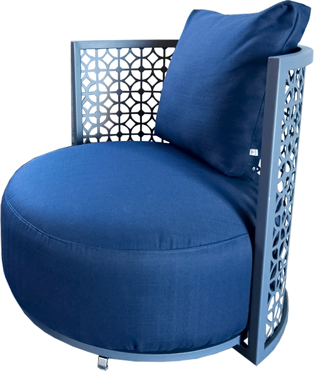 Poltrona Frame Alumínio, design de Bruno Leal