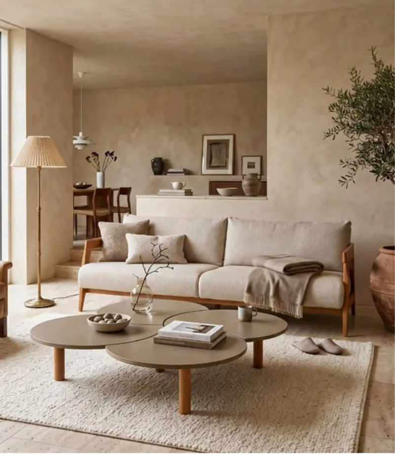 Mesa de Centro Quattro numa sala de estar, foto 3 de 3