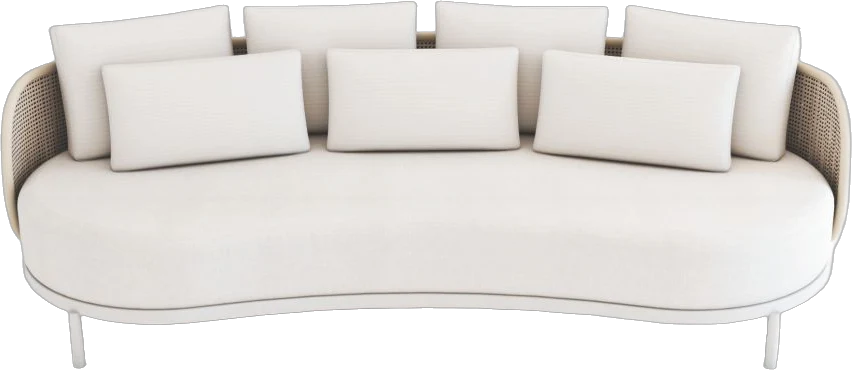 Sofá Cumbuco, design de Ádamo Thiers