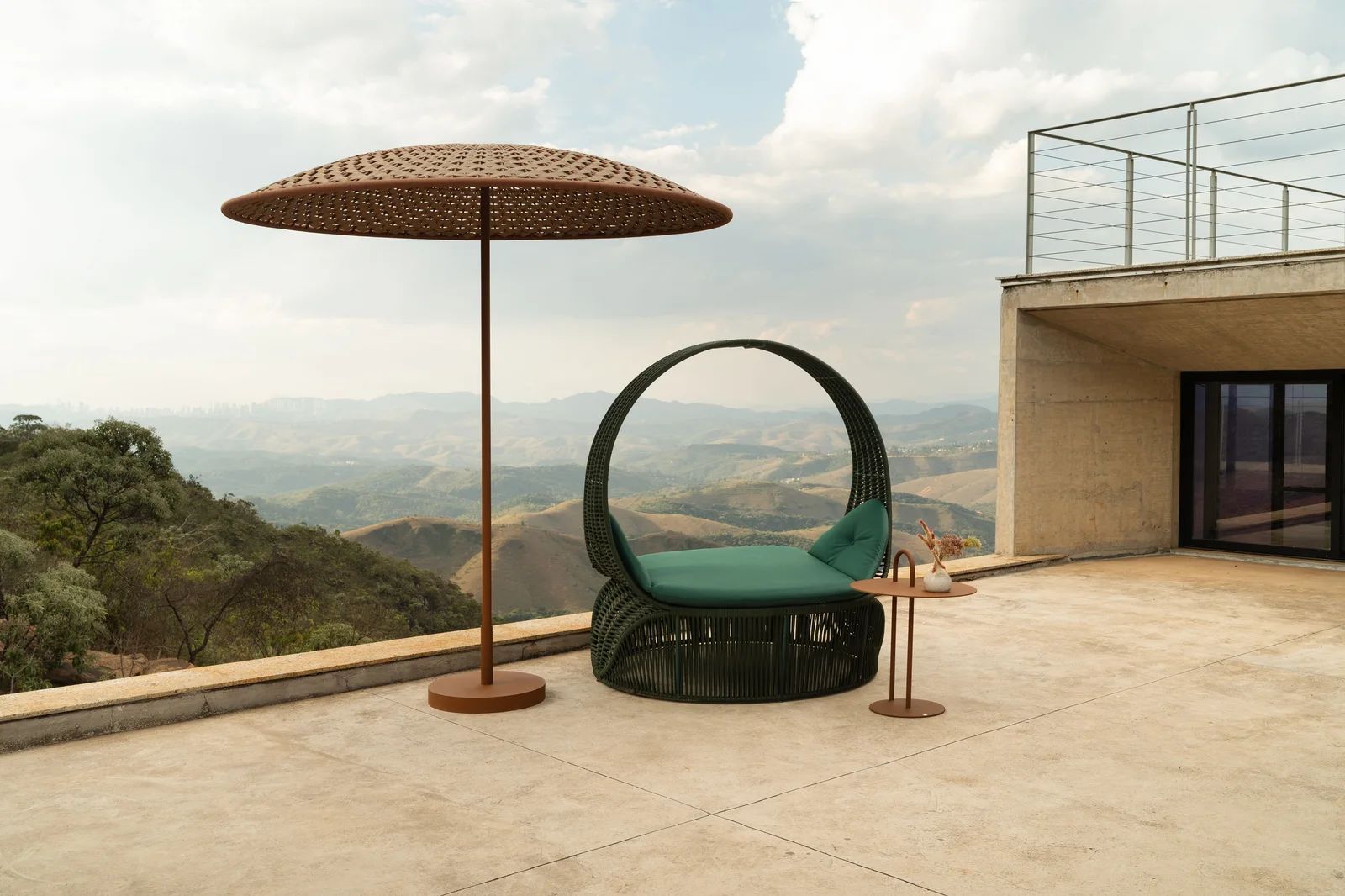 Linha Summer em ambiente, com Ombrelone Summer
