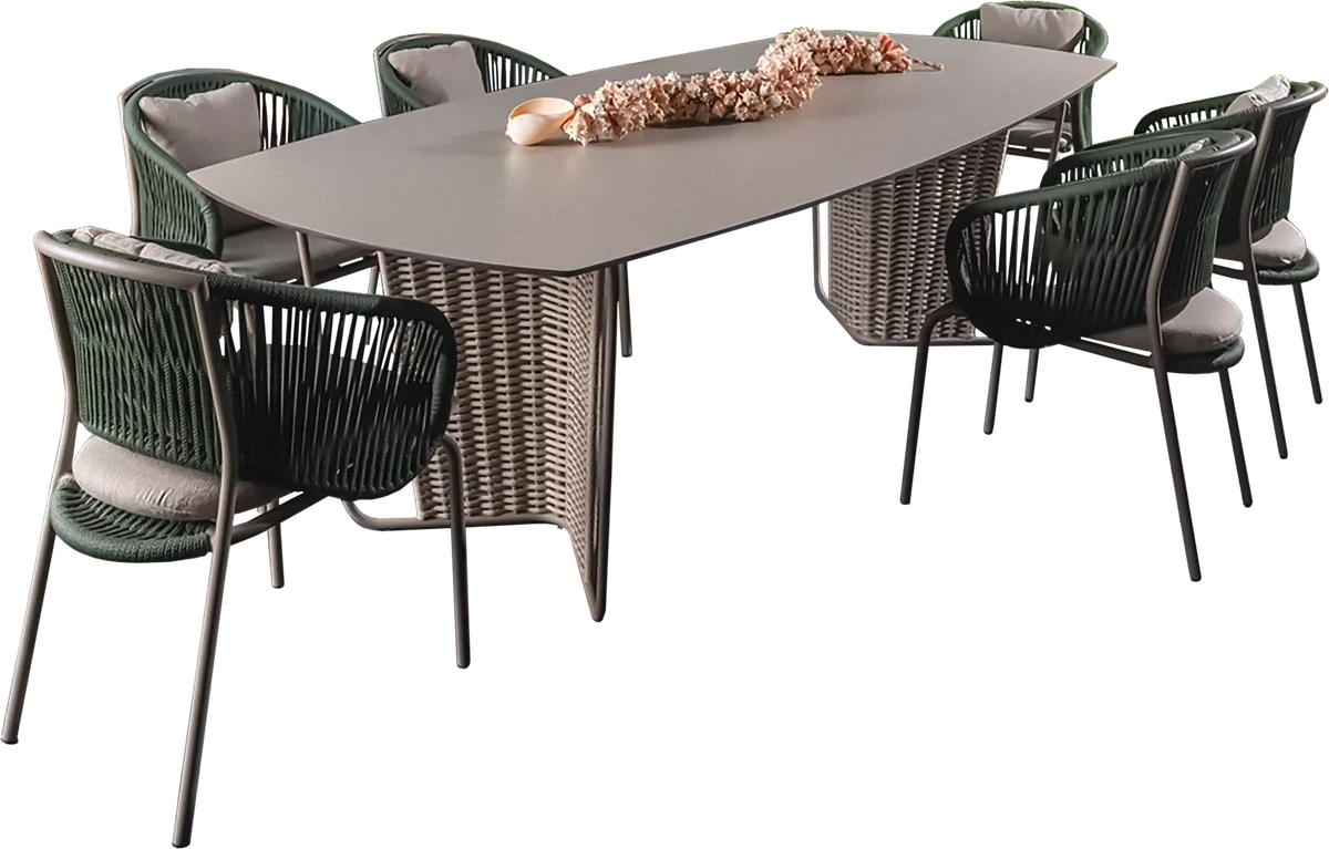 Mesa de Jantar Maré Corda Náutica