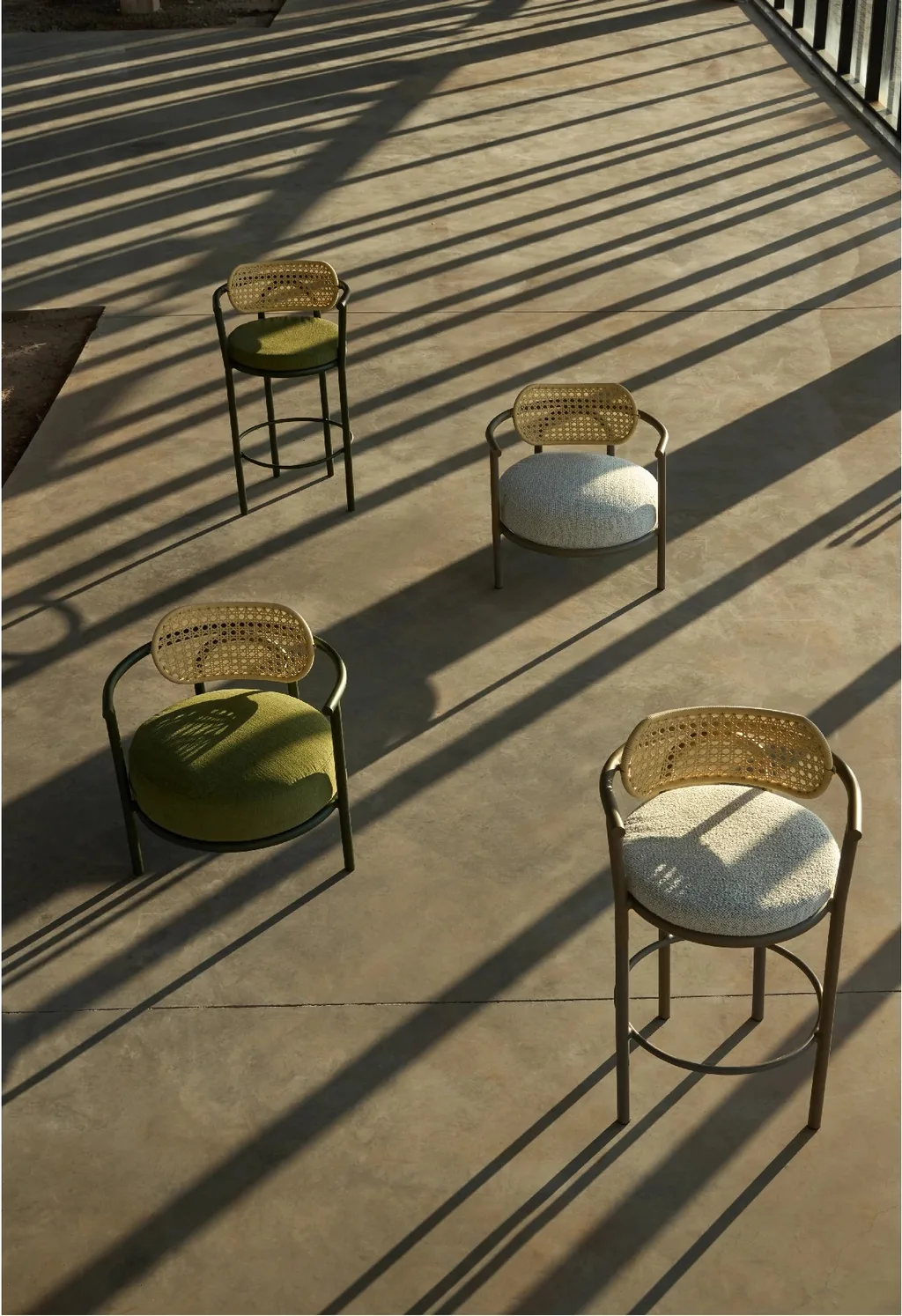 Mesa de Jantar Aruá numa área externa