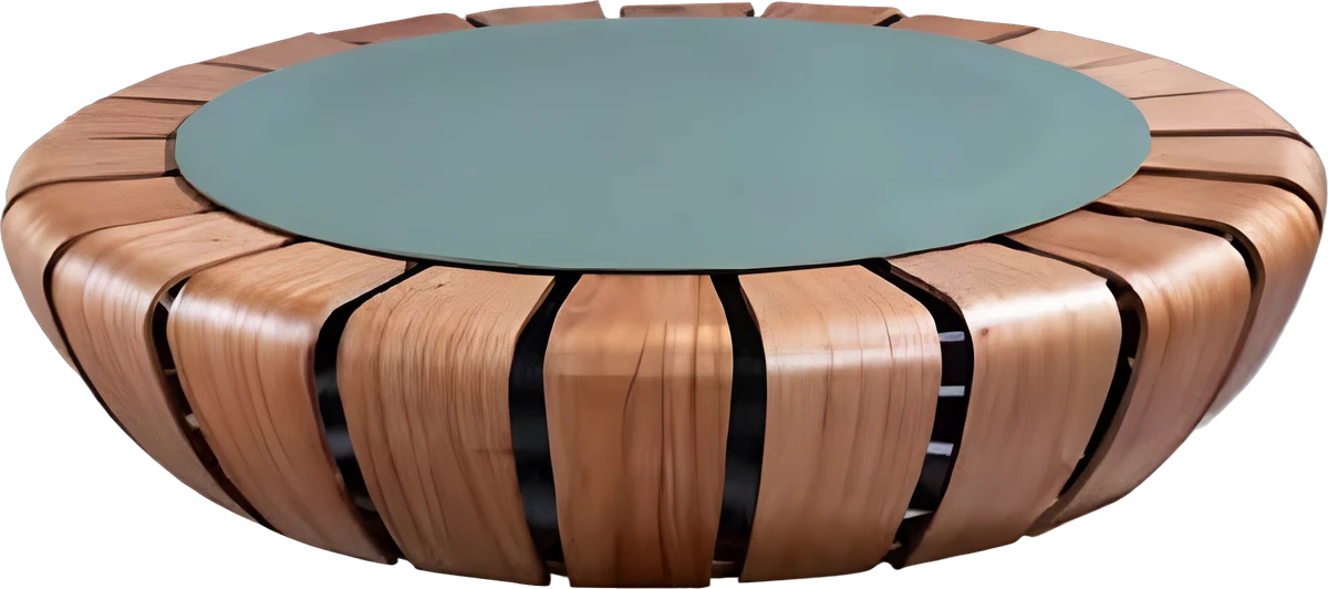 Mesa de Centro Coral vista de outro ângulo, design de Interni Studio, foto 2 de 3