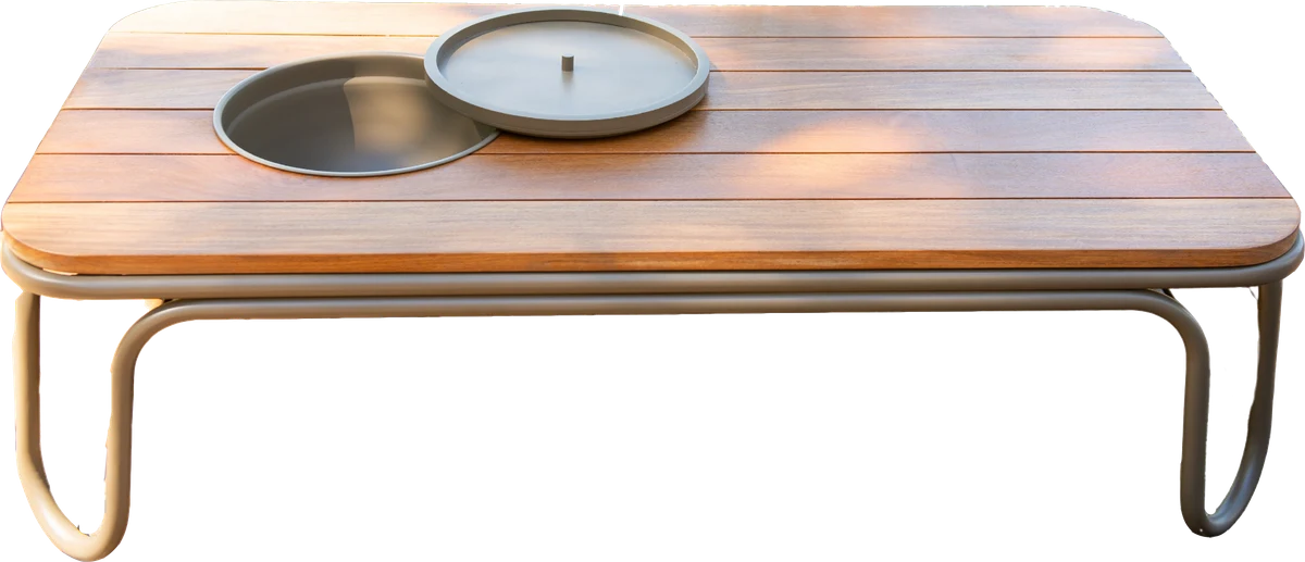 Mesa de Centro Afluentes, design de Deivid de Almeida