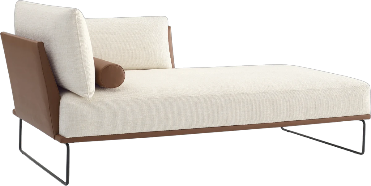 Chaise do sofá Margot com almofadas soltas
