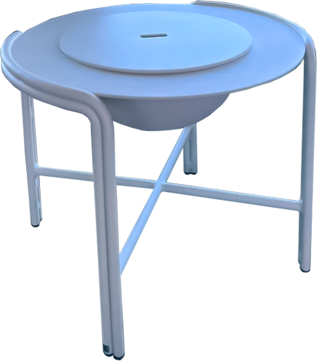 Mesa Lateral Contorno, design de Ellie Rocha