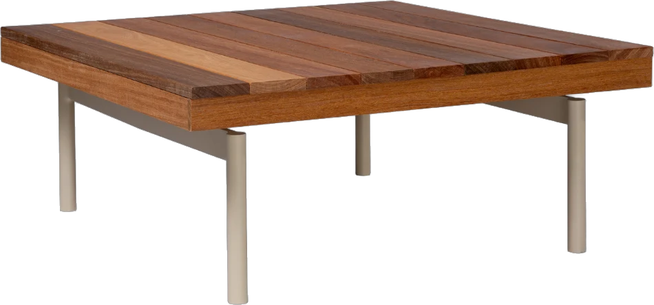 Mesa de Centro Pilotis, design de Ádamo Thiers