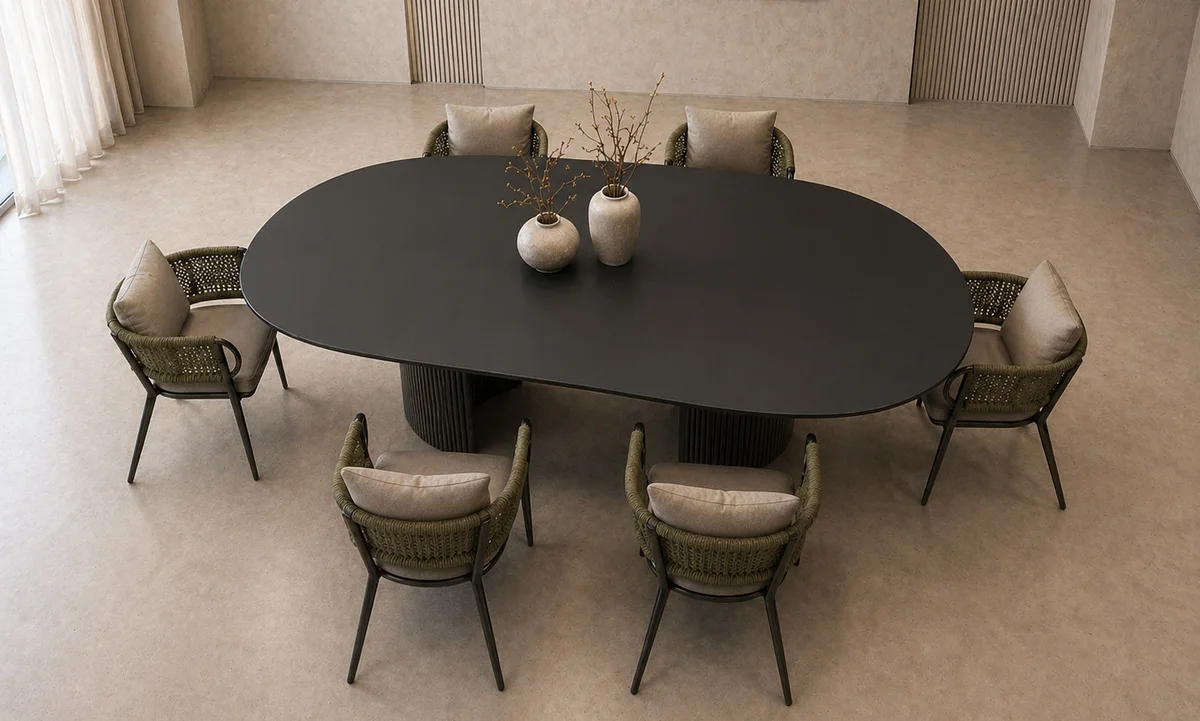 Mesa de Jantar Organa com outras peças da linha Organa