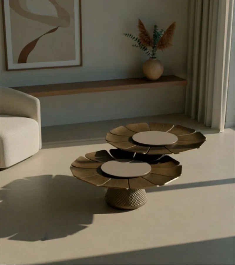 Mesa de Centro Flower numa sala de estar, foto 4 de 4