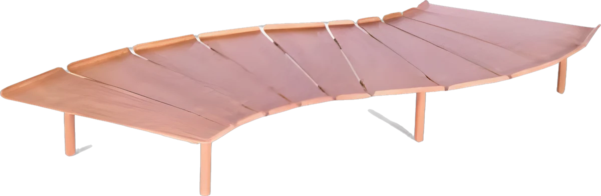 Mesa de Centro Leque, design de Neuri Henkel, foto 1 de 3