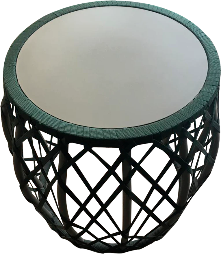 Puff Soleil vista de outro ângulo ou em outra cor, design de Bruno Leal