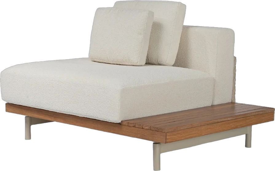 Detalhe: Sofá Pilotis, design de Ádamo Thiers