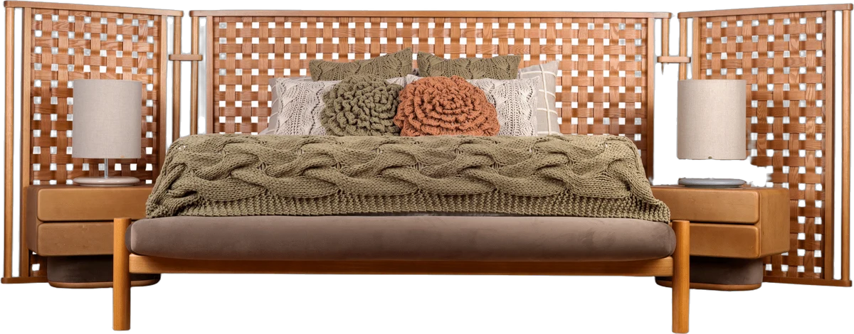 Cama Estância, design de Felipe Madeira