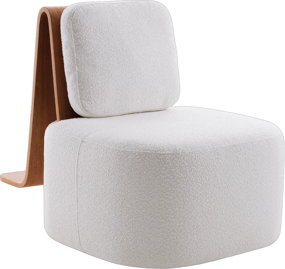 Poltrona Véu, design de Felipe Juanazzi, foto 1 de 3