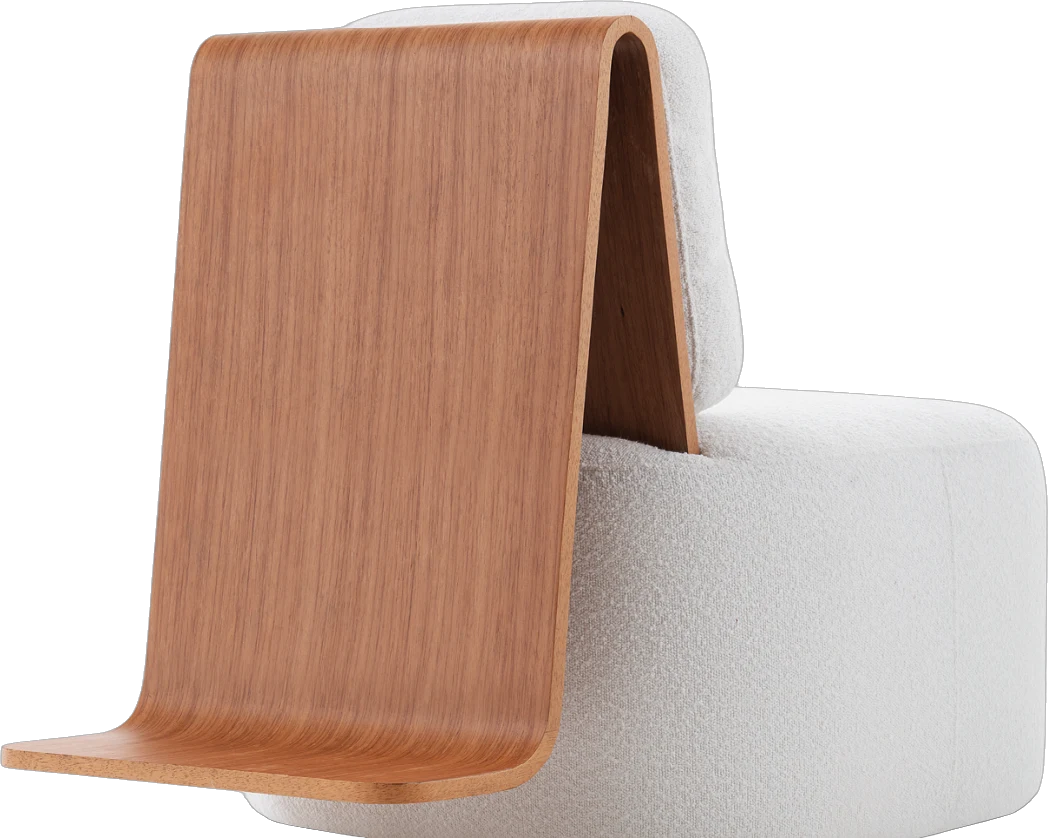 Detalhe: Poltrona Véu, design de Felipe Juanazzi, foto 3 de 3