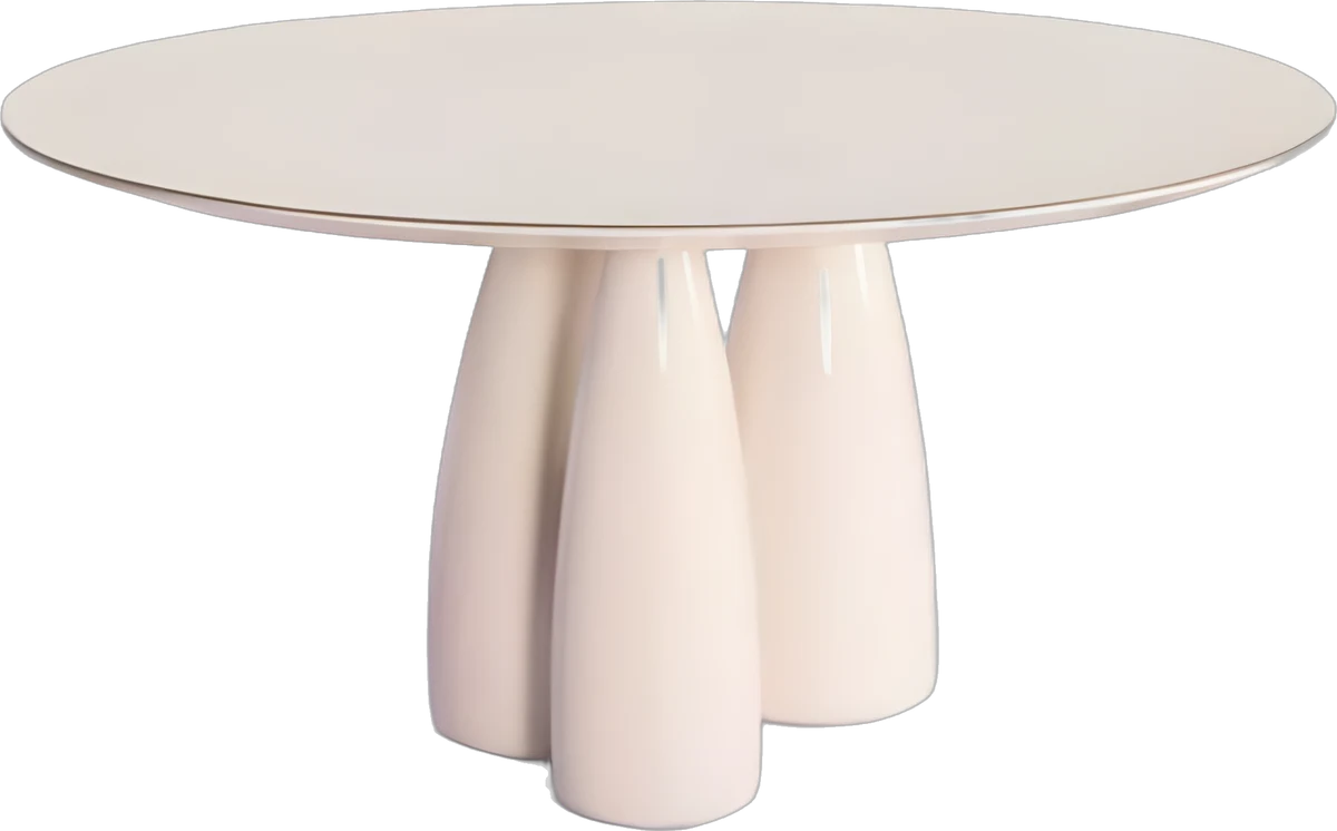 Mesa de Jantar Serra Redonda, design de Emerson Borges, foto 1 de 2