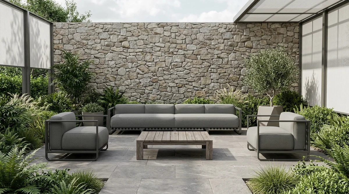 Mesa de Centro Breeze em ambiente decorado